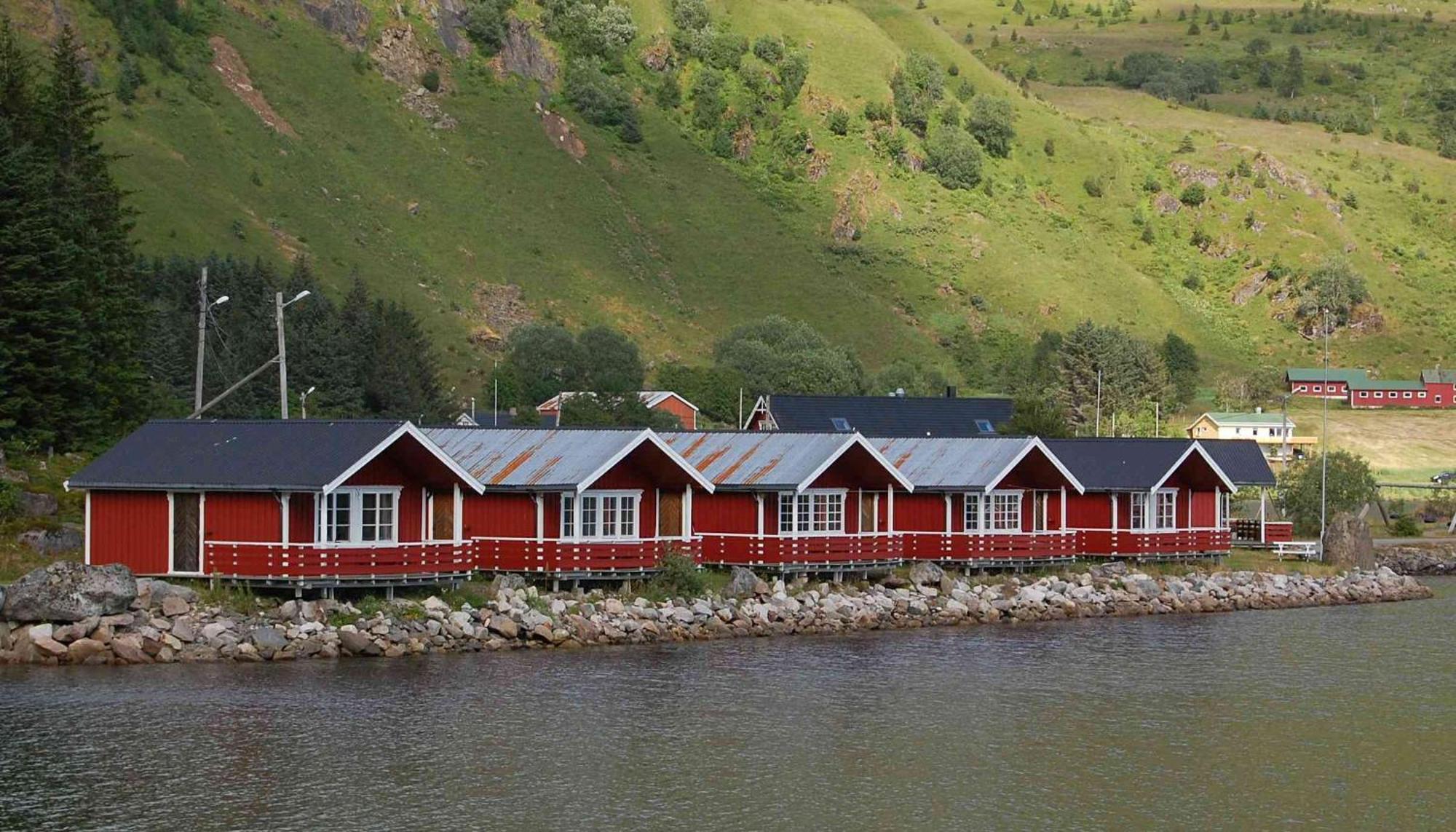 Brustranda Fjordcamping Valberg Buitenkant foto